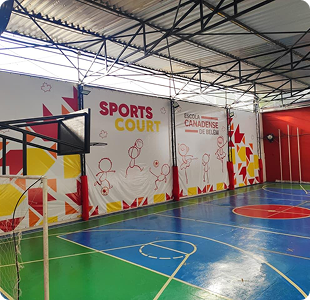 Quadra poliesportiva coberta Sports Court